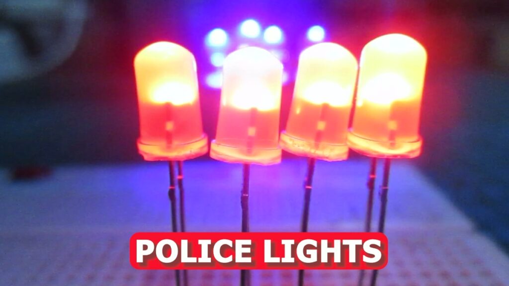 How to Make Police Flash Light Using STM32